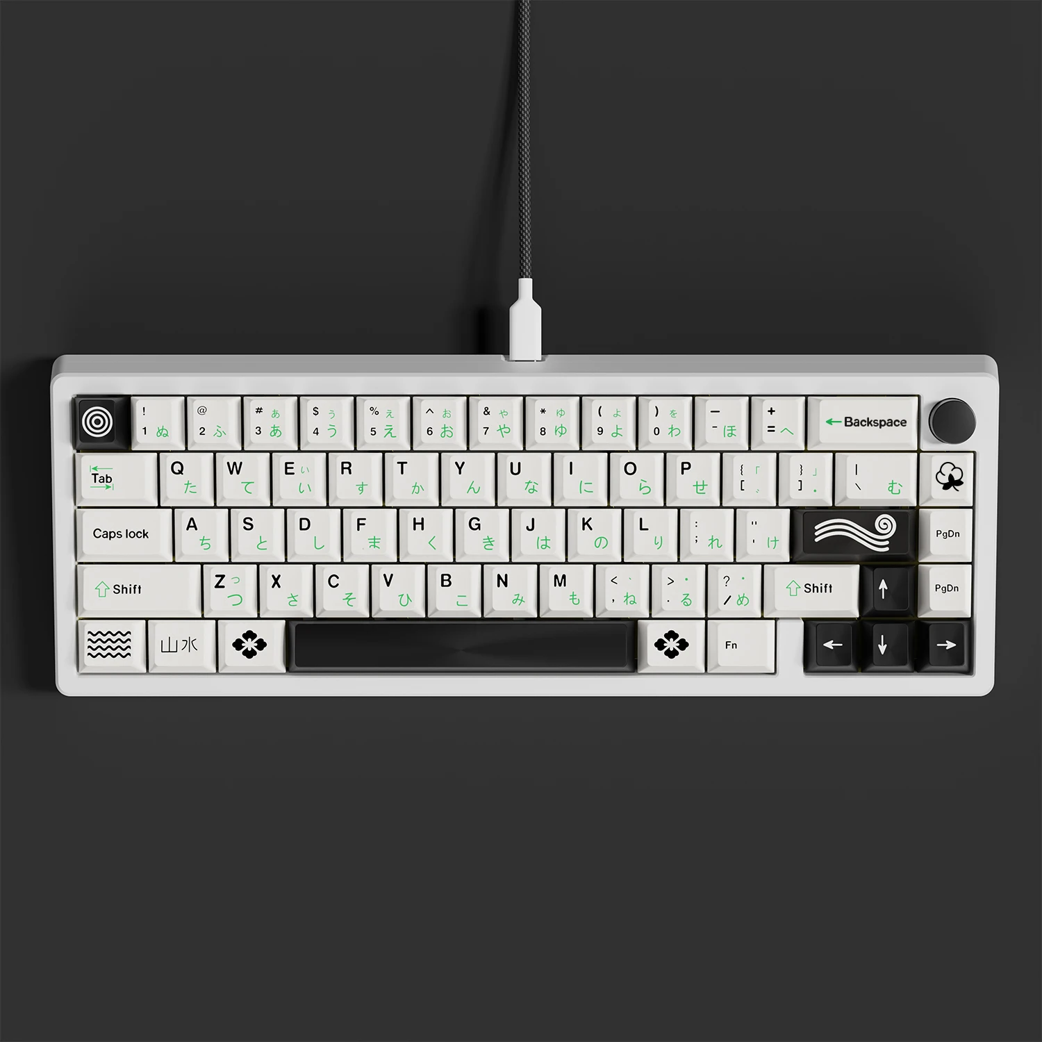 Клавиши для игры Zelda с пейзажем клавиши краской-SUB Cherry PBT профиль Wob Rainy75 LEOBOG Hi75 Hi8