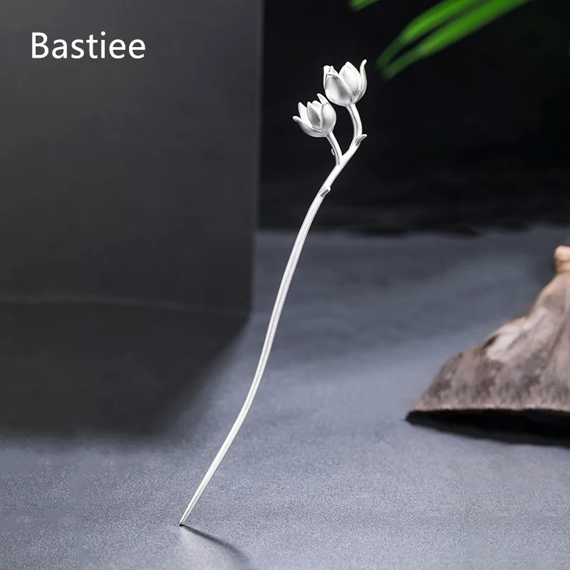 

Головной убор Bastiee S925 в этническом стиле с изгибом цветка магнолии