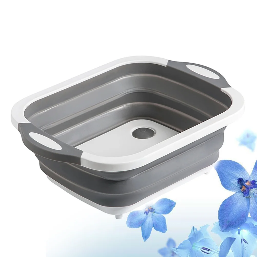 

Foldable Drainer Tableware Holder Dishes Tub Mesh Lip Gloss Containers Sink Basin Plates Drying Basket Pasta