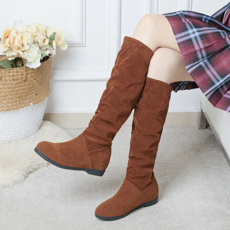 

Замшевые Сапоги; Сапоги до бедра; Сапоги до колена; Сапоги выше колена; Женские сапоги; Женская обувь; Женские зимние сапоги; Большие размеры