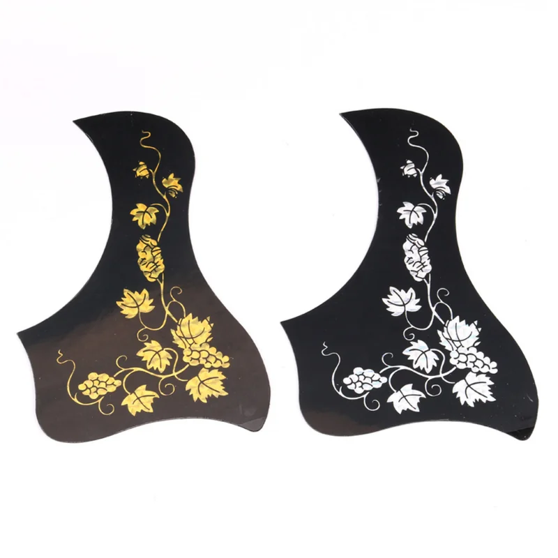 

Folk Acoustic Guitar Pick Guard Gold Silver Grape Flower Scratch-Resistant Decorative Plate Parts & Accessories