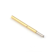 hot selling 100pcspacking p75 q1 four tooth plum blossom head spring test probe diameter 1 02mm pcb test pin