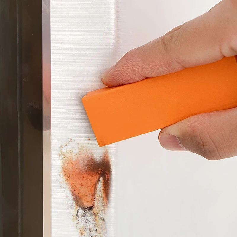 

Easy Limescale Eraser Bathroom Glass Rust Remover Rubber Household Kitchen Cleaning Tools Kitchen Scale And Rust Brush New