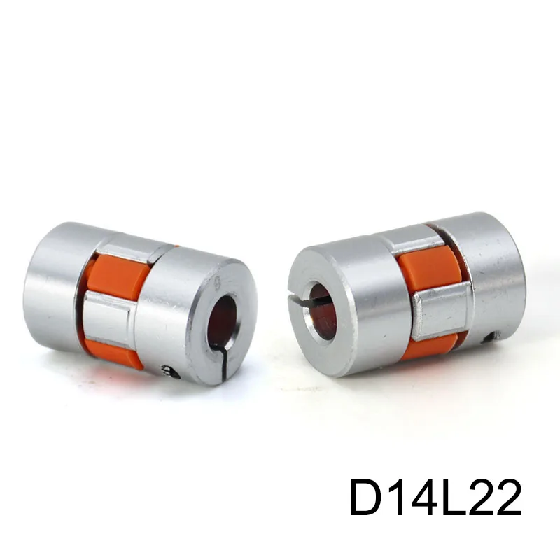 

Алюминиевая гибкая муфта D14L22 2 челюсти 5/6/6.35/7/8/9/10 мм