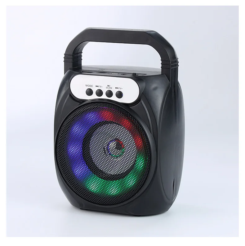 Фото Bluetooth-колонка Sound Box 800 мАч, мощные Bluetooth-динамики с поддержкой TF и USB, портативный караоке-сабвуфер для танцев №3