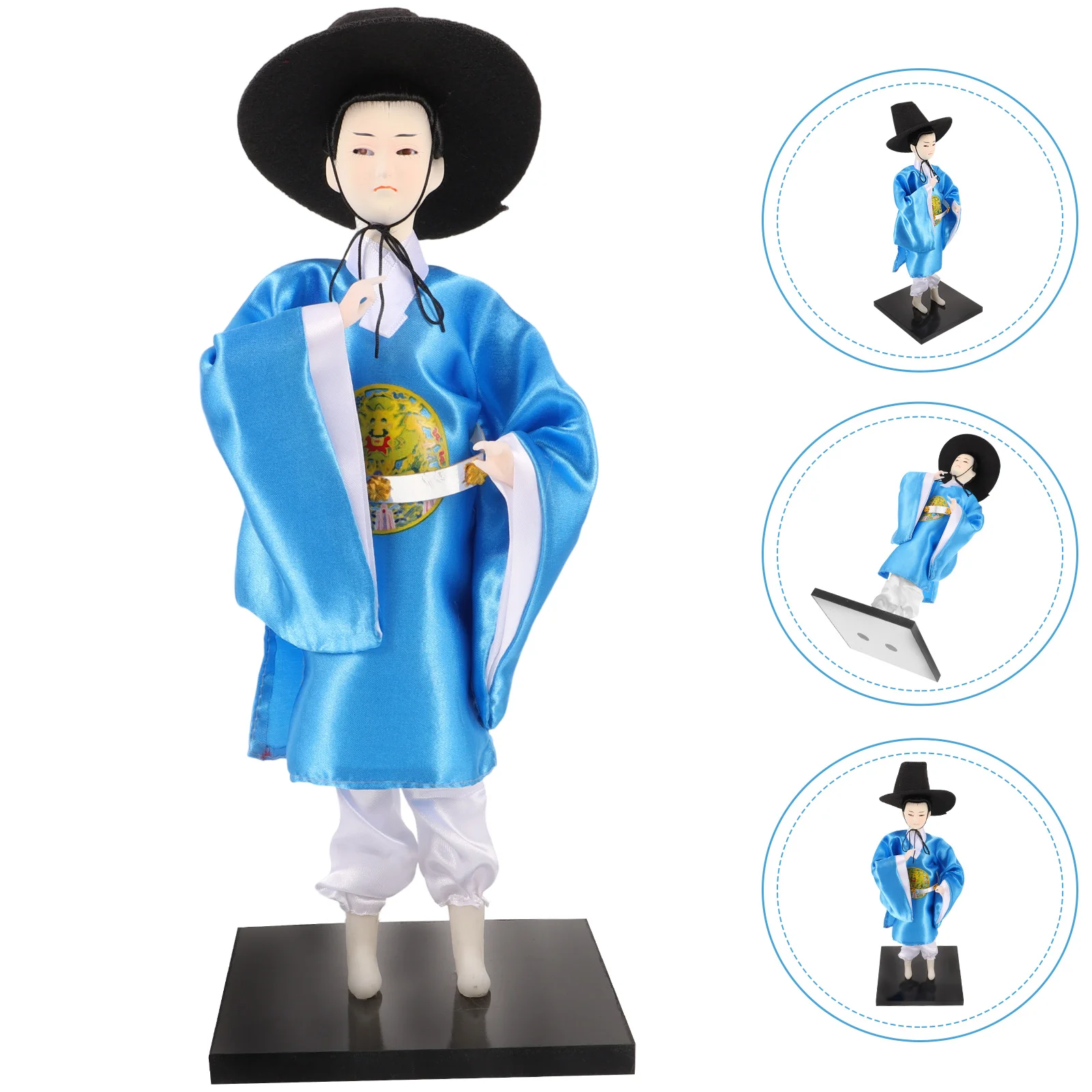 

Korean Collectible Figurines Birthday Decoration for Girl Traditional Hanbok