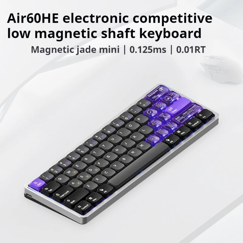 Новая механическая клавиатура Nuphy Air60 He Esports с низкой магнитной осью быстрый