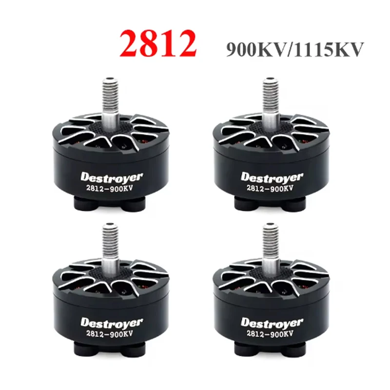 Бесщеточный двигатель cosmscr 2812 900KV/1115KV 2-6S для 7-9-дюймового FPV гоночного дрона на