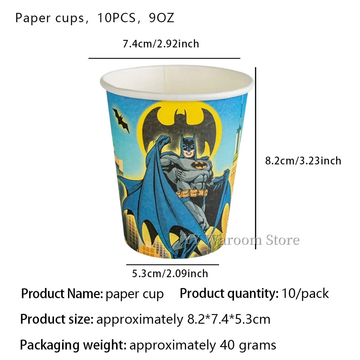 

Наклейка Batman MINISO