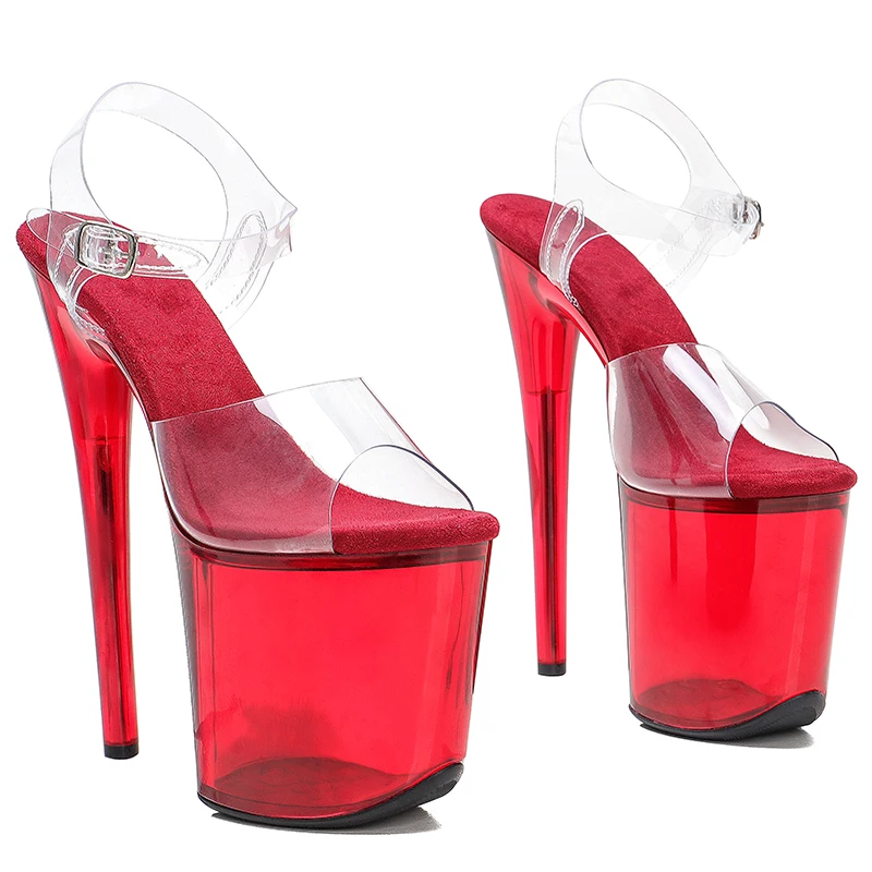 Leecabe 8Inch/20cm Women's Platform Sandals  party High Heels Shoes Pole Dancing Shoes