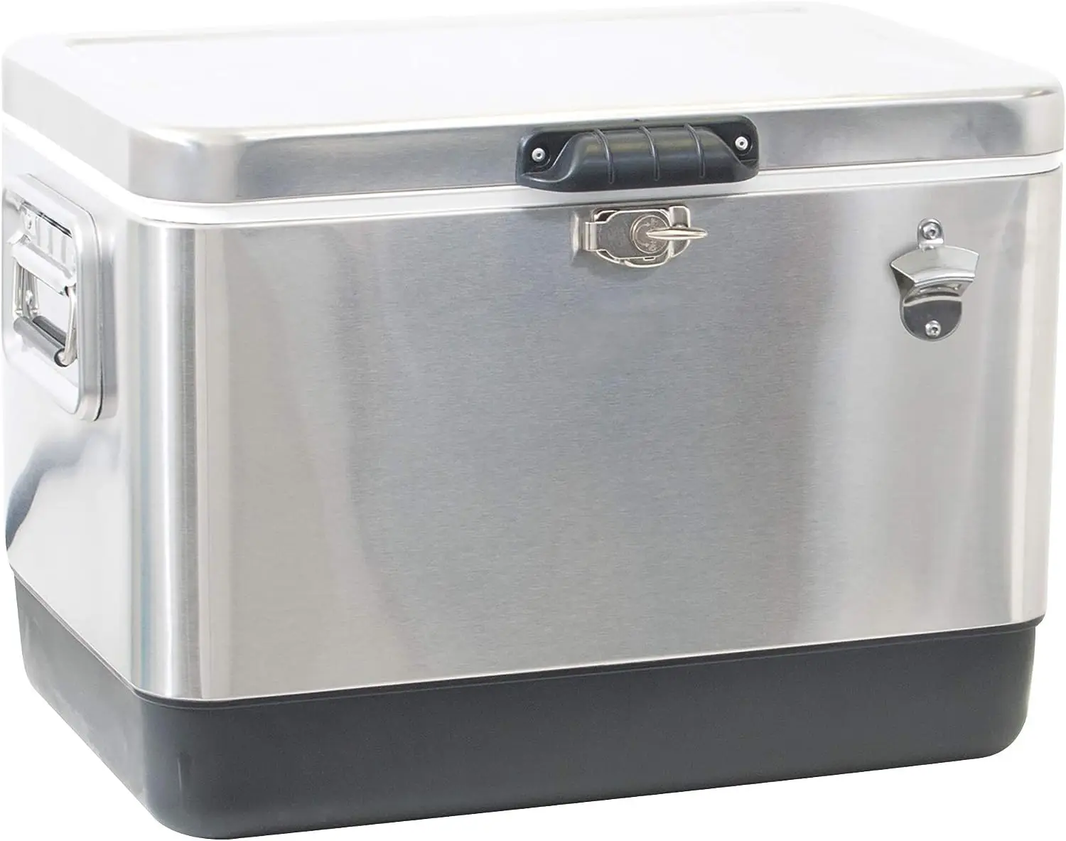 

Gear 54 Quart Steel Portable Cooler with Bottle Opener