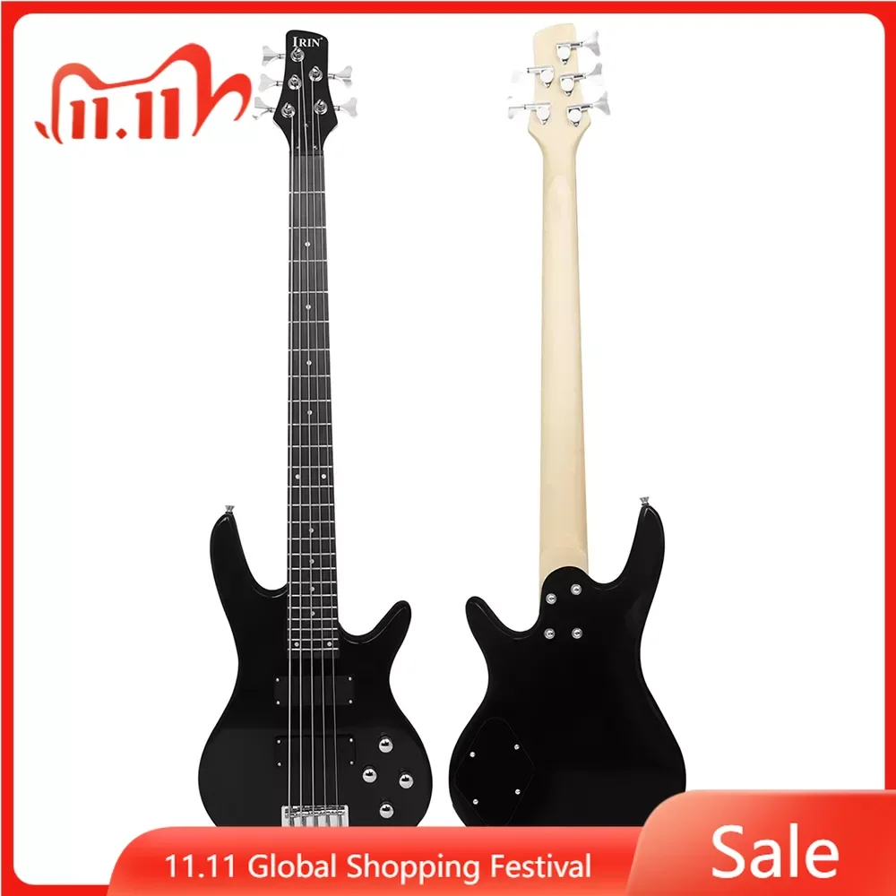 Профессиональная 4-струнная/5-струнная бас-гитара, Кленовая фотогитара, струнный музыкальный инструмент с соединительным кабелем Профессиональная 4-струнная/5-струнная бас-гитара, Кленовая фотогитара, струнный музыкальный инструмент с соединительным кабелем