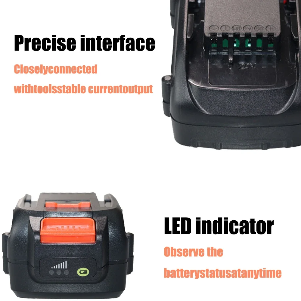 Аккумулятор Li-Ion для Worx WX390/WX176/WX166.4/WX372.1/WX800/WX678/WX550/WX532/WG894E/WG894E/WG629E/WG2