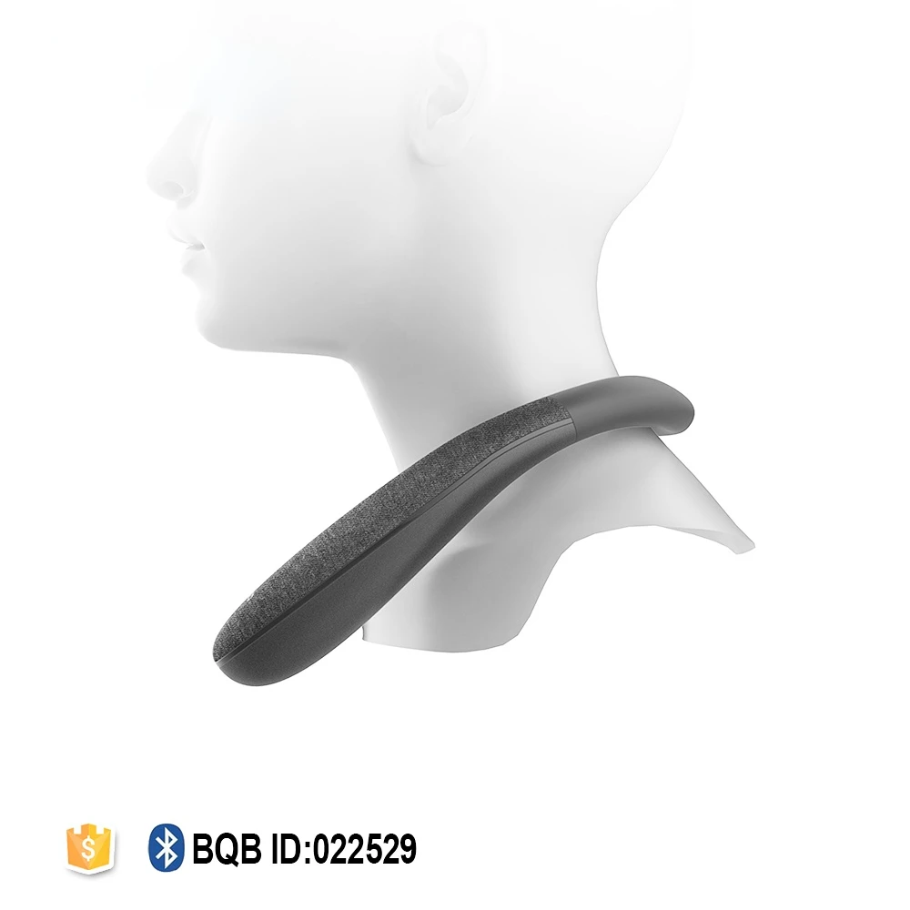 Беспроводной динамик на шее с объемным звуком и Bluetooth-гарнитурой для телевизора и игр с бесплатной доставкой.