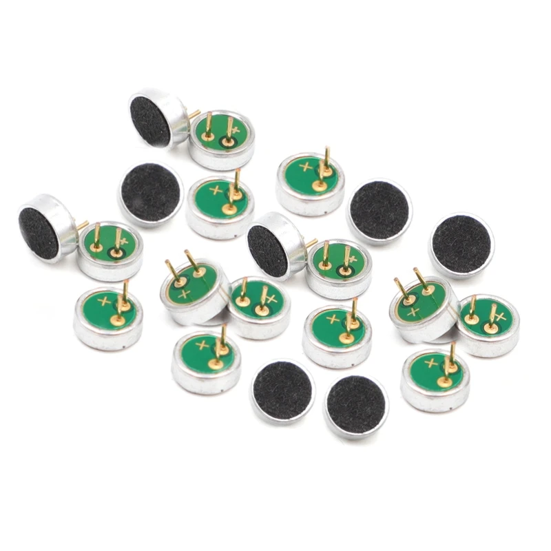 

100PCS 6022P Electret Microphone Condenser Pickup High Sensitivity Microphones