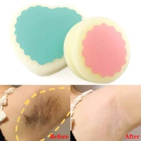 soft painless hair removal sponge body care effective exfoliatordead skin cleaning tools hair remove sponge massage cleaning