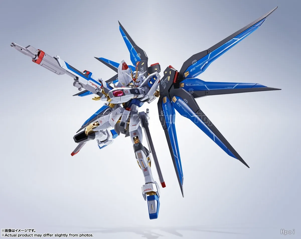 Фото 【В наличии】Оригинальный металлический робот BANDAI SPIRITS Damashii Kidou Senshi Gundam SEED Destiny ZGMF-X20A Strike Freedom Gundam Mecha №5