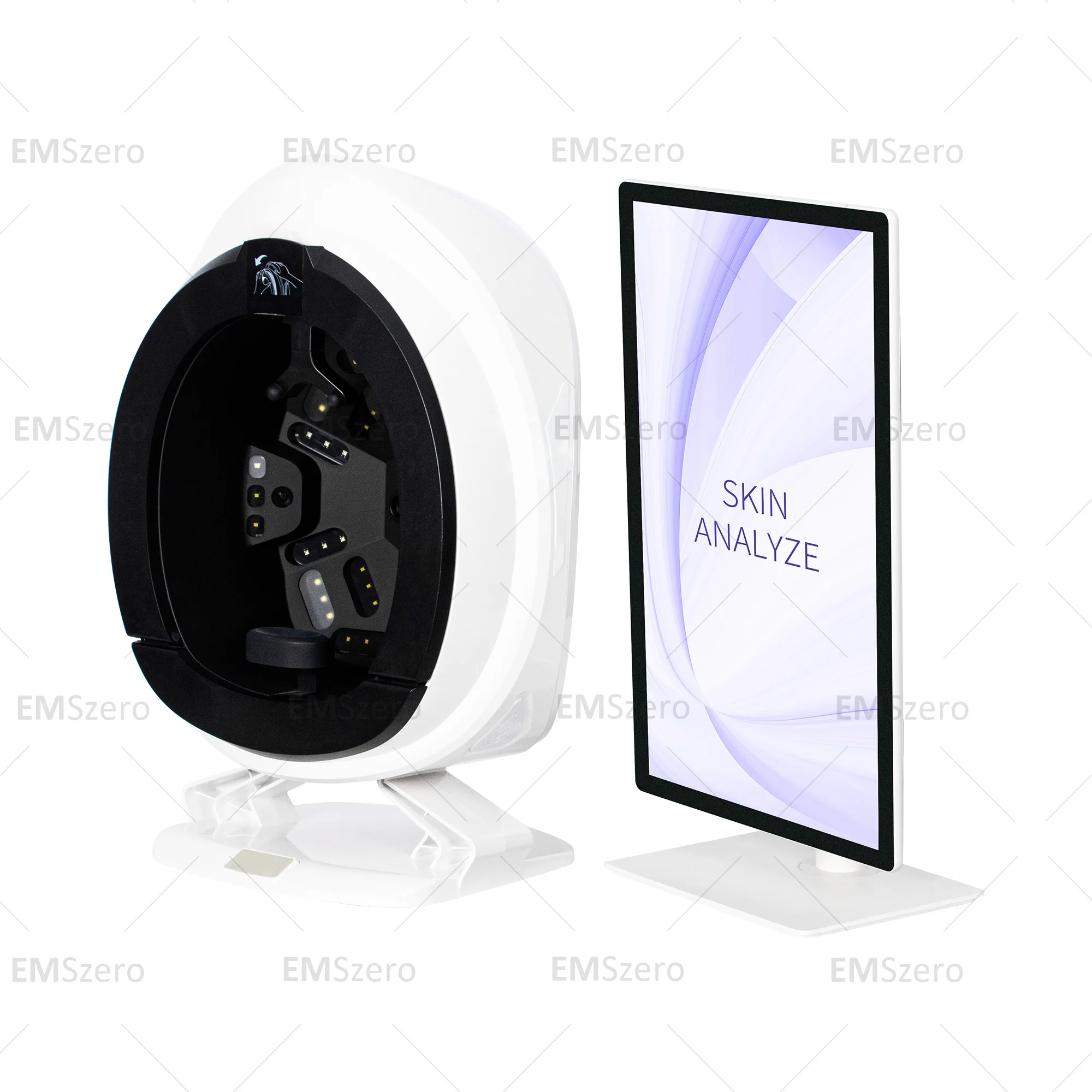 Q2skin Analyzer Машина для лица Дерматоскоп Анализаторы кожи Цифровой 3d анализатор