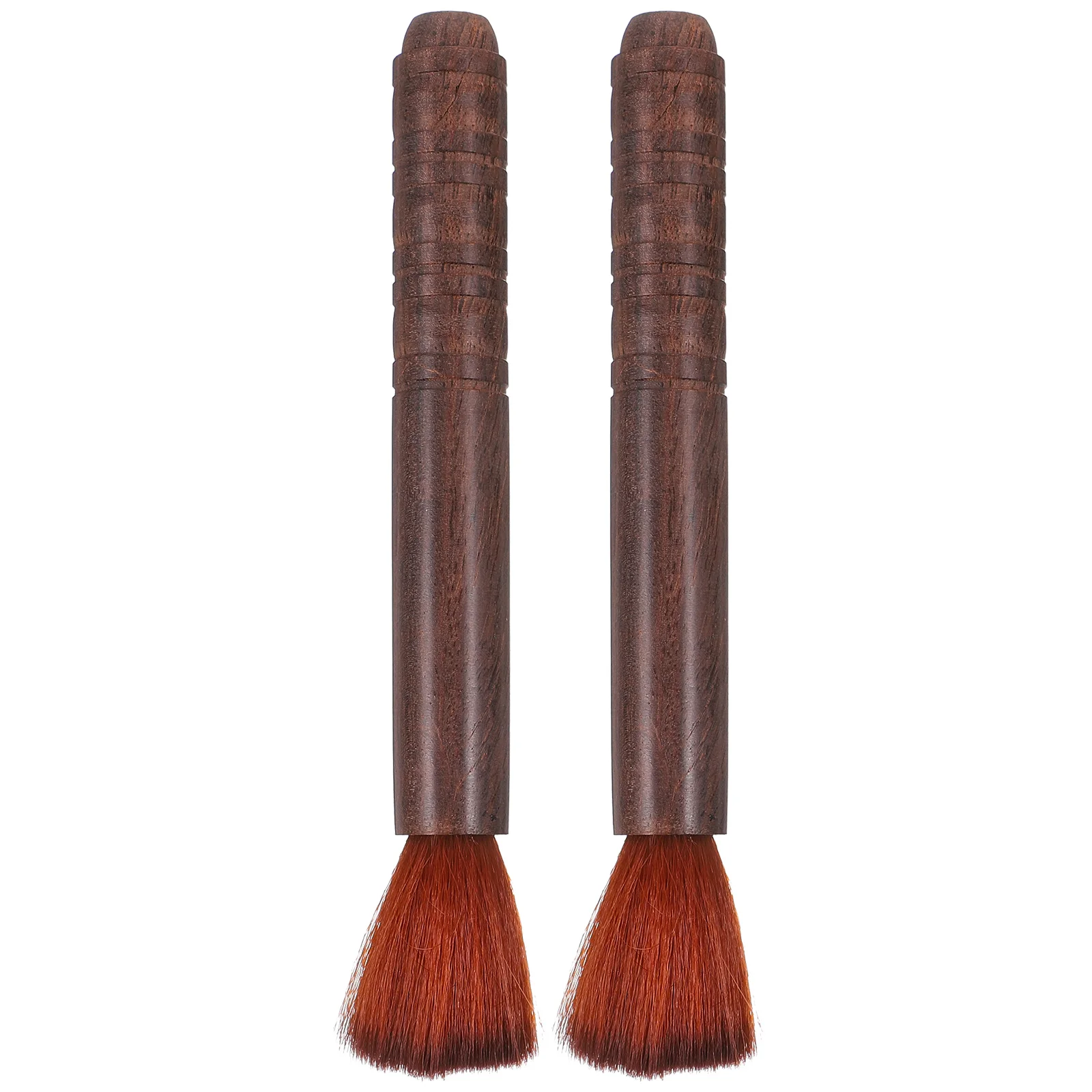 

2 Pcs Wood Guzheng Dust Brush Cleaning Brushes Erhu Supplies Cleanser Violin Cleaners Wool