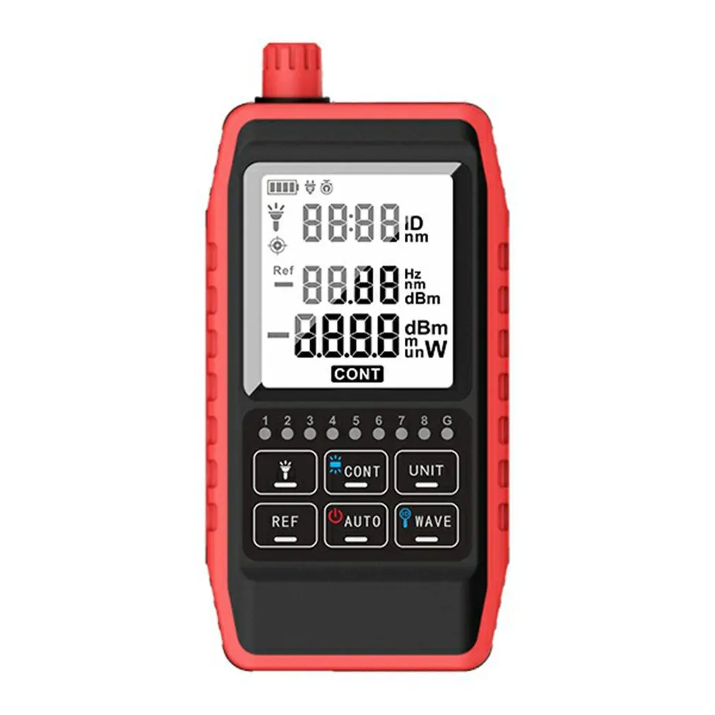 Optical Power Meter Visual Fault Locator NF-908 Network Cable Test Lighting Optical Fiber Tester  FC SC ST Visual Fault Locator 4in1 li lion battery optical power meter visual fault locator network cable test optical fiber tester vfl