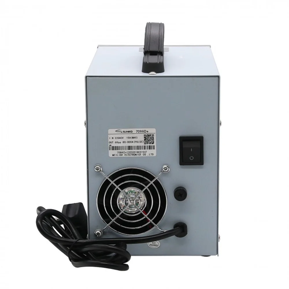 Точечный сварочный аппарат 4 в 1 220 В SUNKKO 709AD + импульсный аккумулятор для