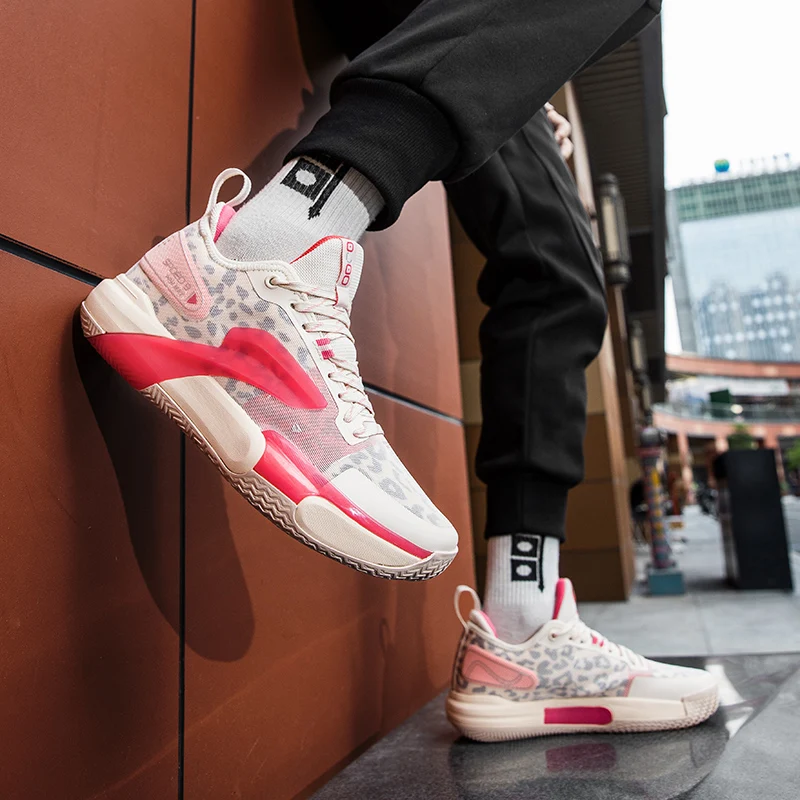 Мужские баскетбольные кроссовки дышащая уличная спортивная обувь для