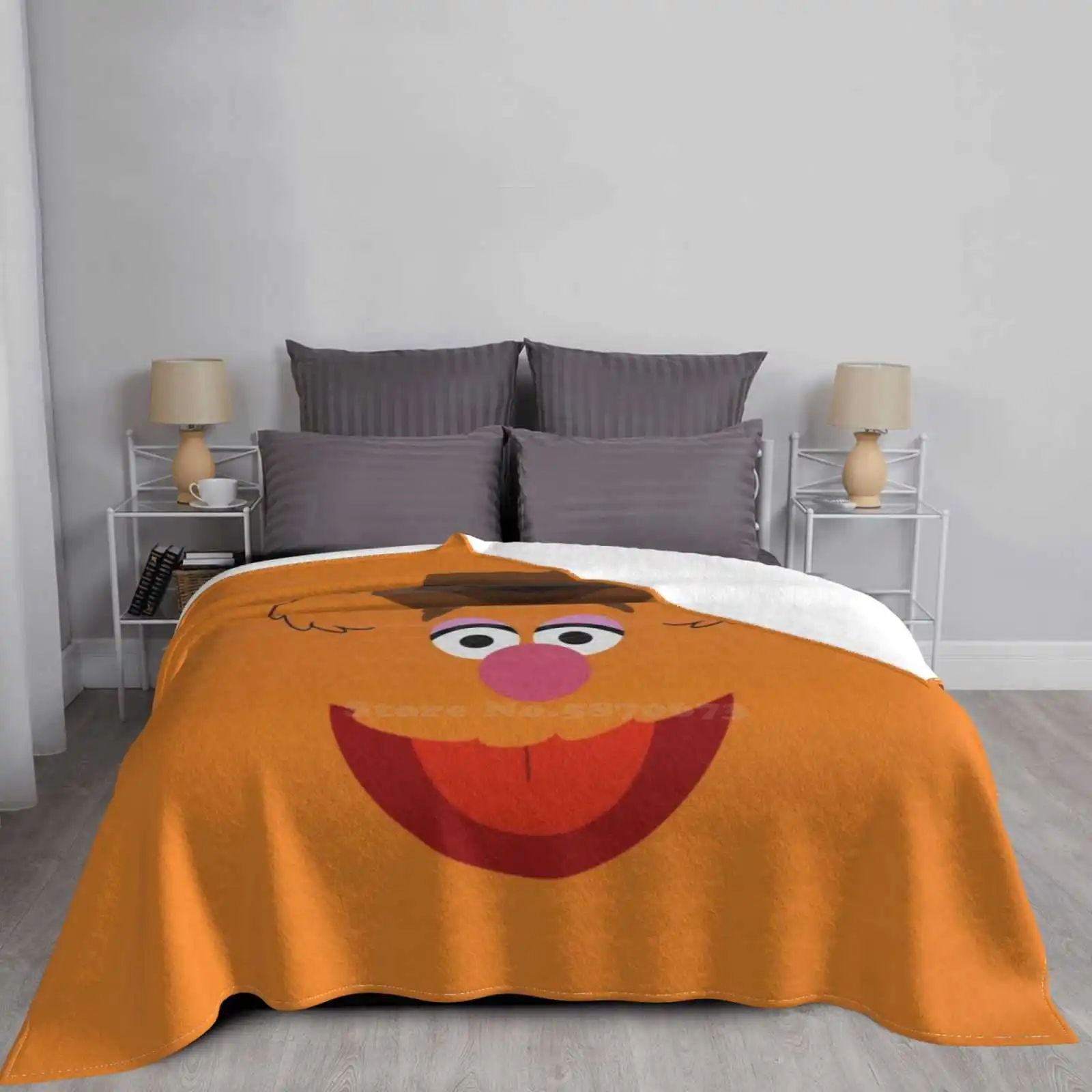 Лидер продаж высококачественное теплое фланелевое одеяло с принтом Fozzy Waka Wocka The