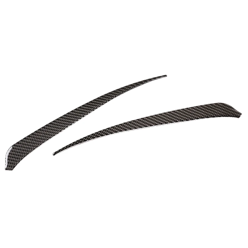 

Car Soft Carbon Fiber Front Headlight Brow Bar Cover Trim For Toyota Highlander 2009-2013