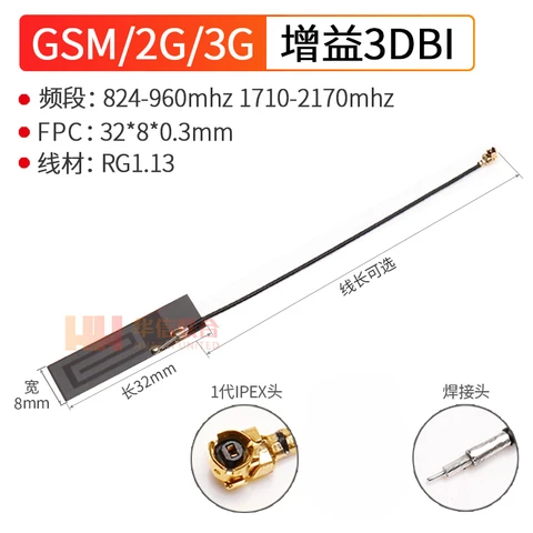 5 шт., Внутренняя антенна FPC PCB 5dBi 8dBi IPX IPEX - изображение