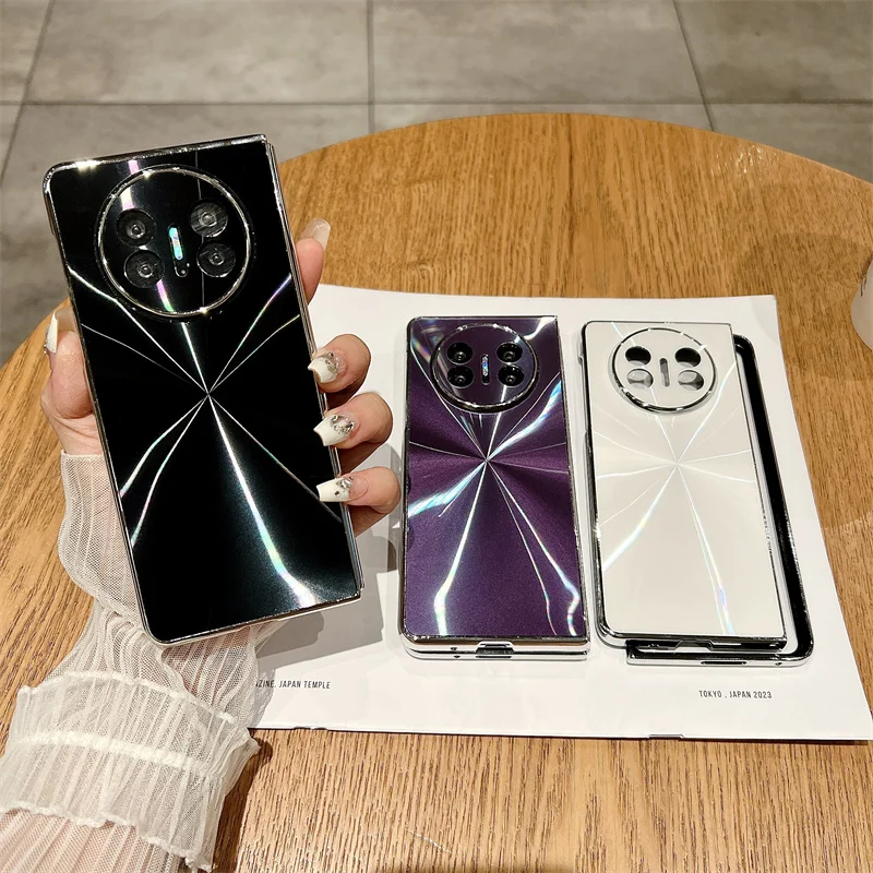 Роскошный чехол для телефона с лазерным рисунком CD Huawei Mate X3 X5 поставляется со