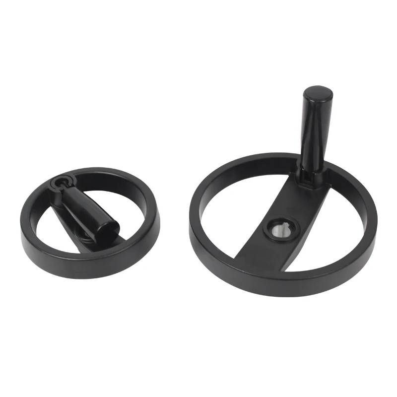 Ручное колесо с вращающимся захватом, двойная спица, нейлоновое ручное колесо для станка, ALI88 100 125 200 мм, полый алюминиевый сплав, складной Ручное колесо с вращающимся захватом, двойная спица, нейлоновое ручное колесо для станка, ALI88 100 125 200 мм, полый алюминиевый сплав, складной