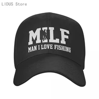 fashion hats milf man i love fishing printing baseball cap men and women summer caps new youth sun hat