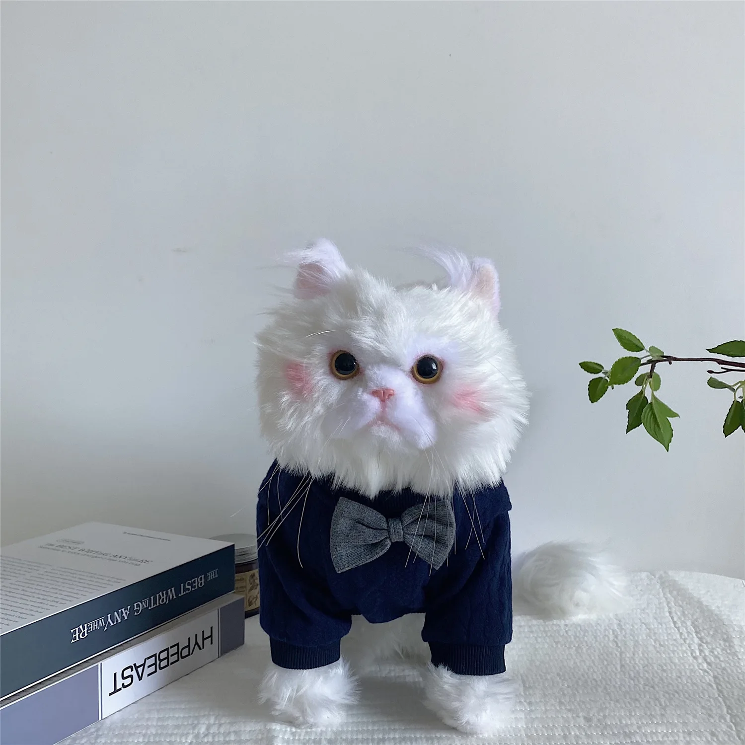 

Новинка, свитер для собак, британская джентльменская одежда, французская осенне-зимняя одежда с котом шнауцера, Свитера для собак