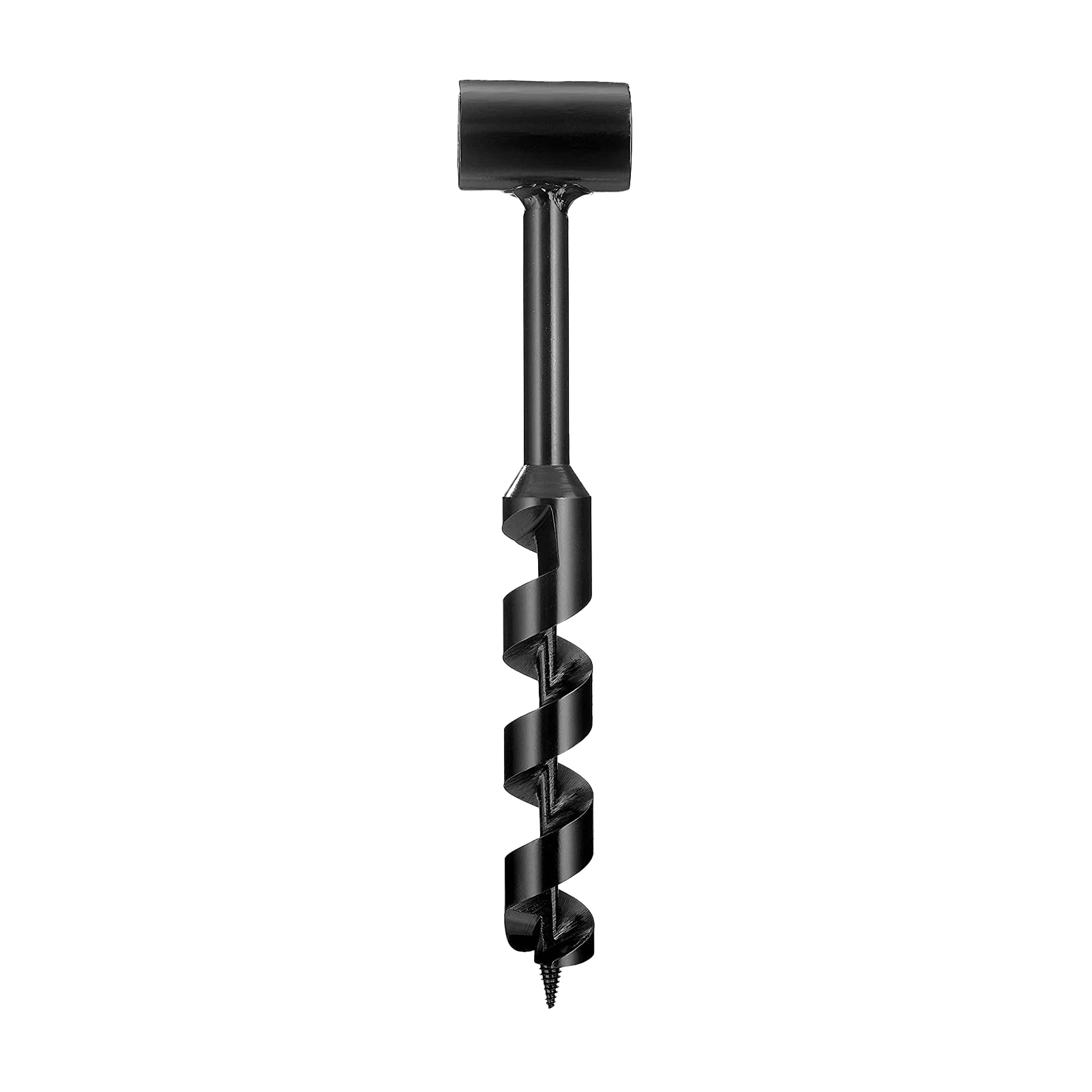 

Portable Hand Drill Bushcraft Hiking For Woodworking Manual Auger Jungle Adventure Outdoor Camping Black Durable Carbon Steel