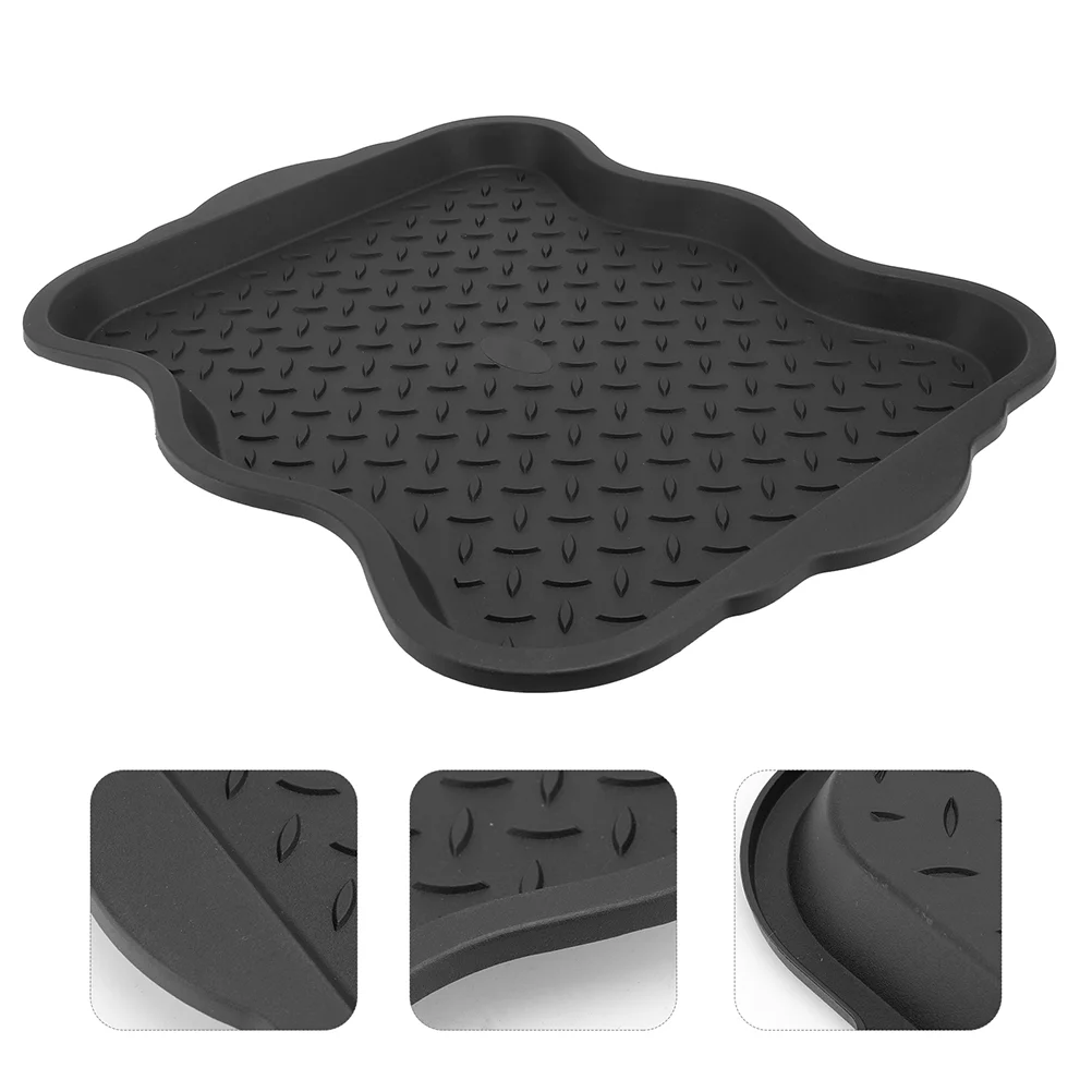 

Tray Mat Trays Boot Shoe Shoes Boots Plastic Entryway Pot Dog Drip Feeding Potted Sundries Serving Planter Saucer Mats Flower