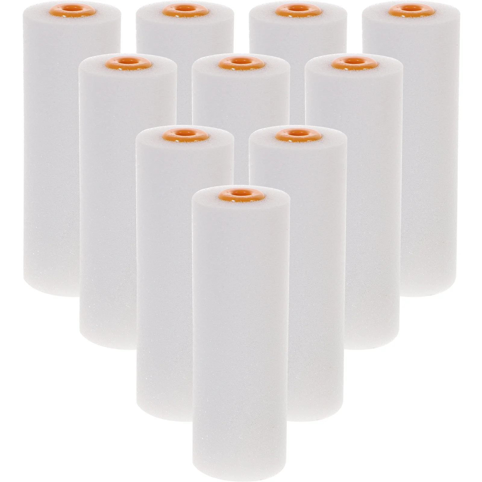

10pcs Household Foams Roller Rollers For Painting Walls Drywall Roller Roller 4 Inch