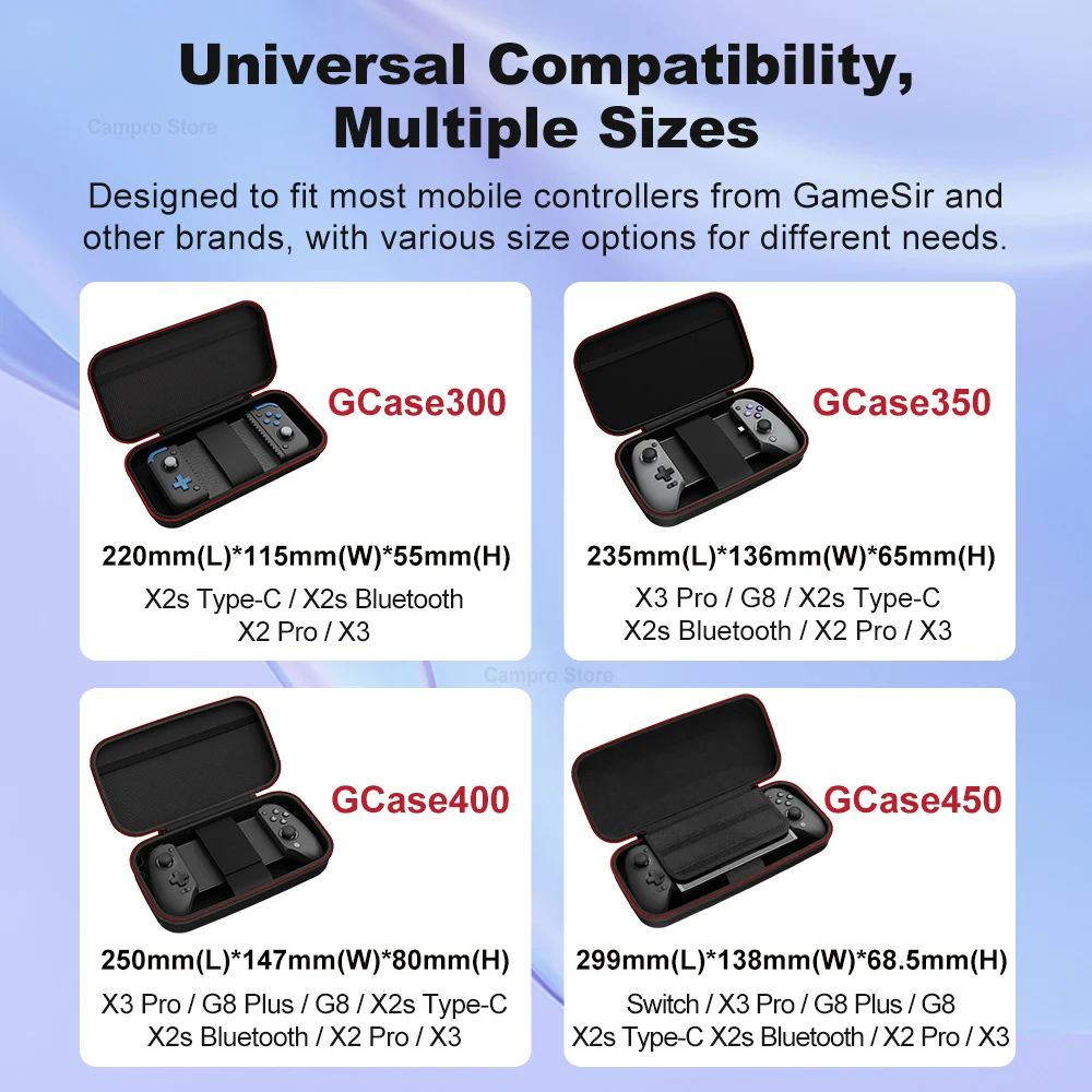Чехол для переноски мобильного контроллера GameSir коммутатора G8 Plus X3 Pro X2s Bluetooth Type-C
