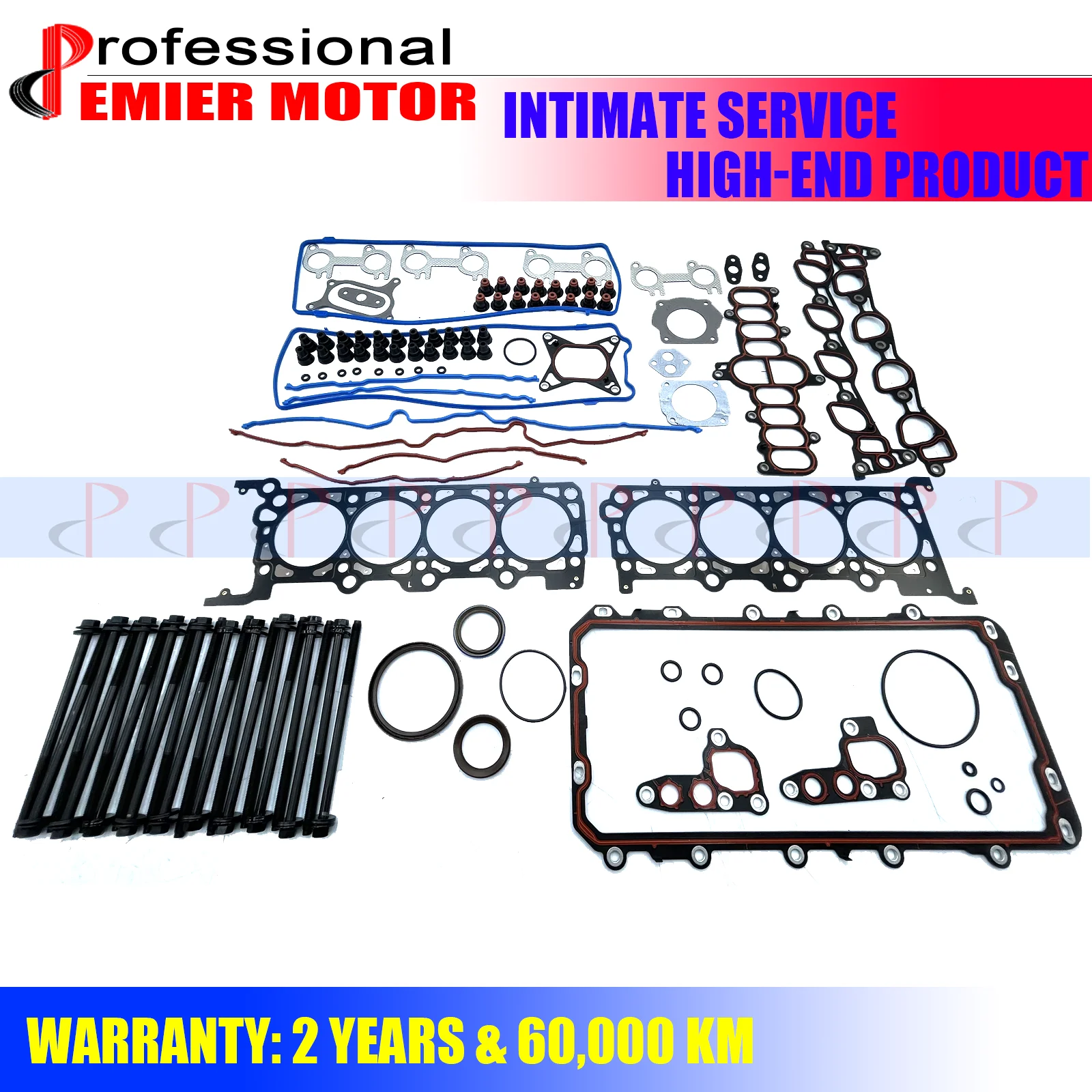 

For 95-00 Ford Crown Victoria Lincoln Town Car 4.6L SOHC Full Gasket Set Bolts