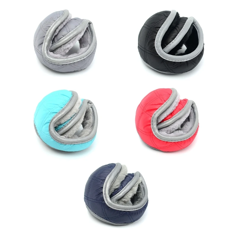 

Плюшевые наушники для мужчин и женщин, светоотражающие грелки для ушей, защита для ушей в холодную погоду, пушистые чехлы для