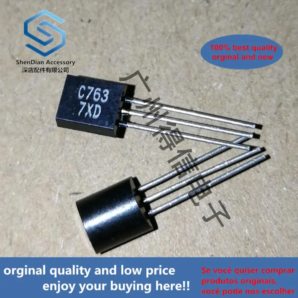 

5pcs 100% orginal new 2SC763D C763 transistor TO-92 real photo