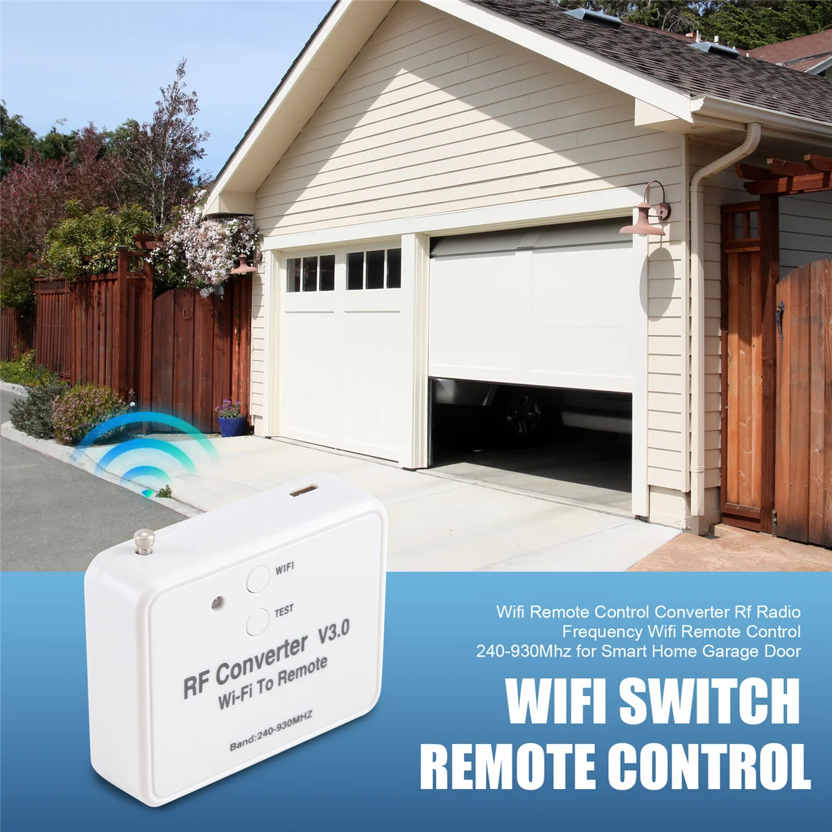 Wifi Remote Control Converter Rf Radio Frequency 240-930Mhz for Smart Home Garage