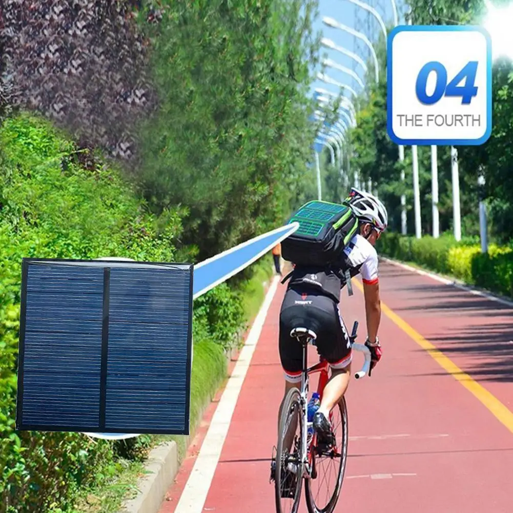 

1Pcs 6V 140MA Solar Cell Mini Solar System DIY For Battery Solar Panel 80X80mm Polycrystalline Silicon E7V4