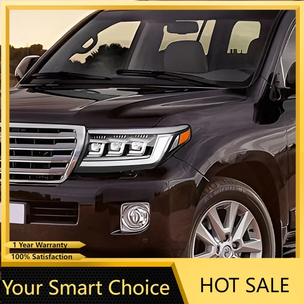 Автомобильные лампы для Toyota Land Cruiser LC200 2008-2015 обновленная сборка автомобильных