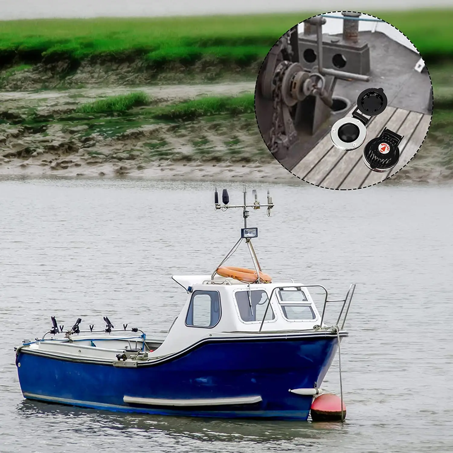 Анкерная лебедка ANHEART Marine 1 пара содержит вверх и вниз для лодочного брашпиля