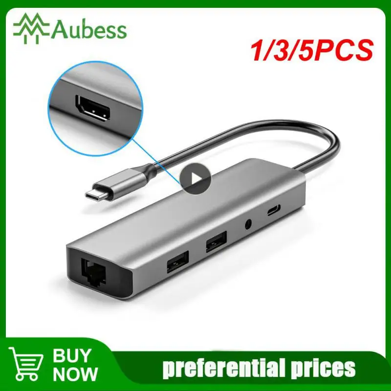 

1/3/5 шт. в 1, адаптер для док-станции, 4K @ 60 Гц