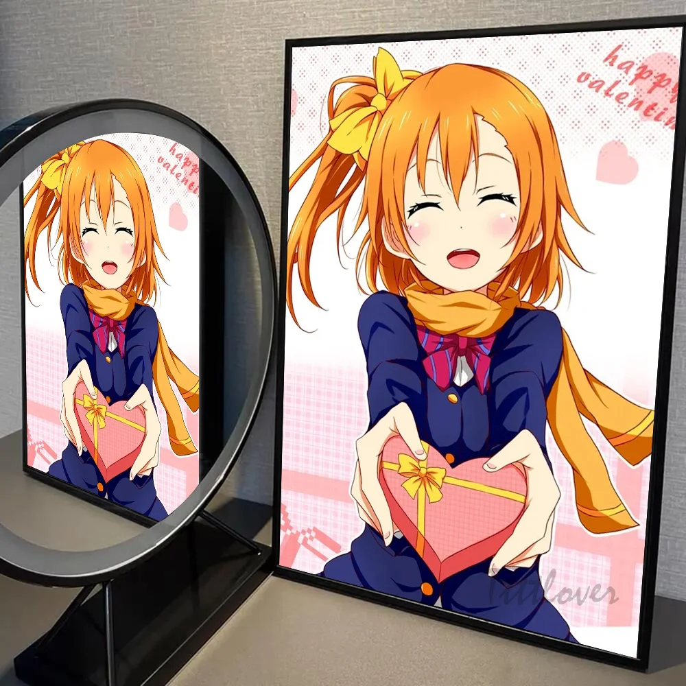 Аниме L-образный постер kfukao Honoka настенное искусство домашний декор для комнаты