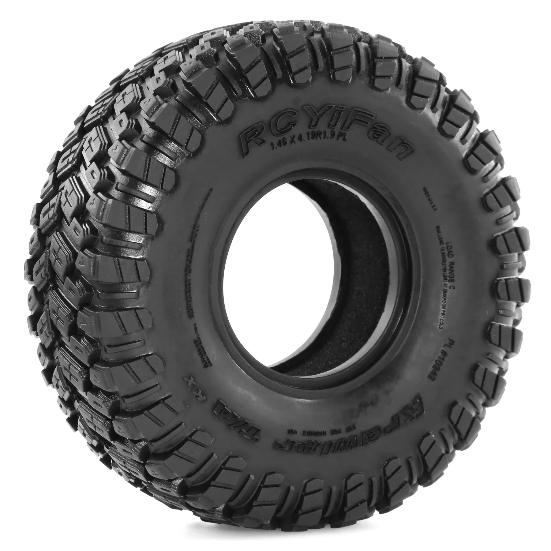 Резиновые шины Voodoo KLR 1 9 дюйма 4 шт. для осевого SCX10/TRX4 — 1:10 RC гусеничного грузовика