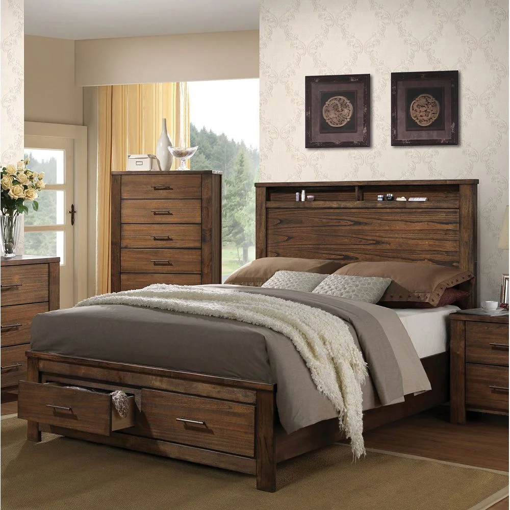 Merrilee Queen Bed in Oak 21680Q
