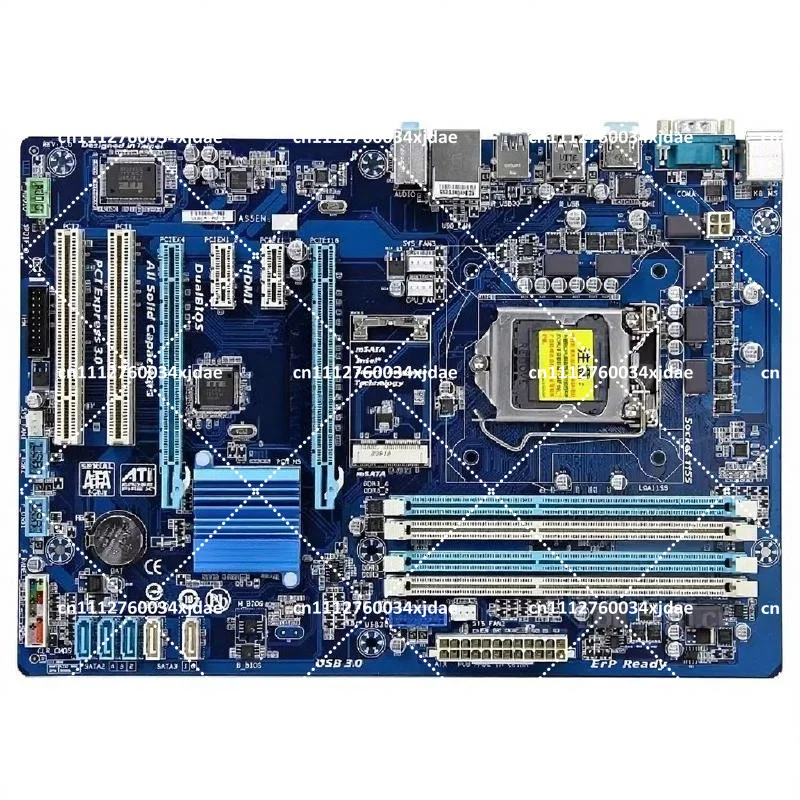 Фото Материнская плата GA-Z77P-D3 1155, поддержка 1230 V2 3470 DDR3, форм-фактор ATX, для настольных ПК №2
