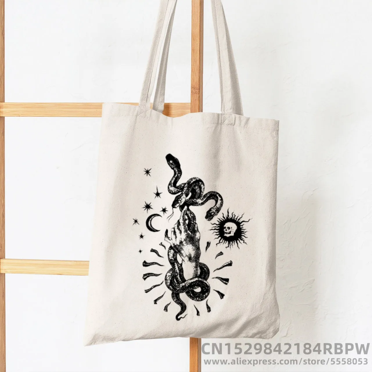 Холщовая Сумка-тоут с принтом атака на Титанов